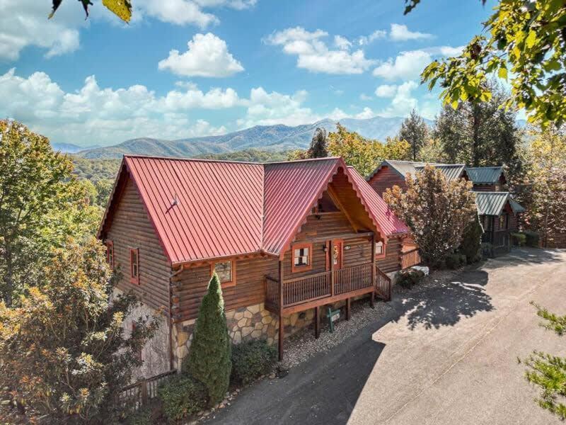 Movie Theater Hot Tub View Mountain Escape Villa Gatlinburg Dış mekan fotoğraf